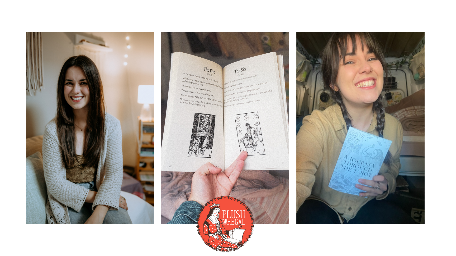 Hannah Troyer, author of a tarot guide book A Journey Through the Tarot. Dover, Ohio author.